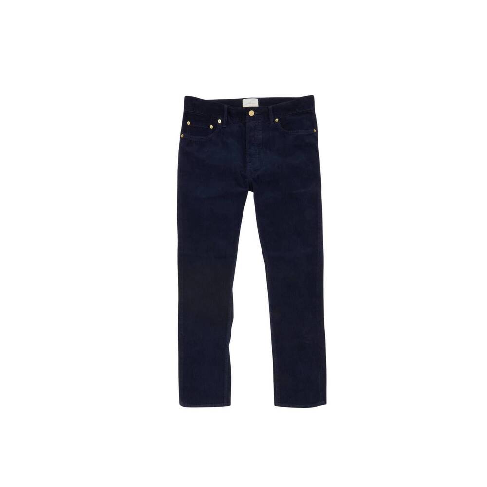 NEW SID MASHBURN men's slim straight 5-pocket pant in navy corduroy